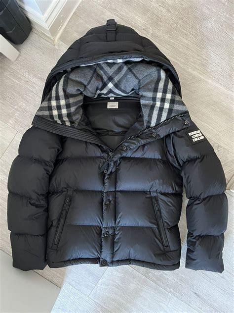 burberry black puffer vest|burberry puffer coat flannels.